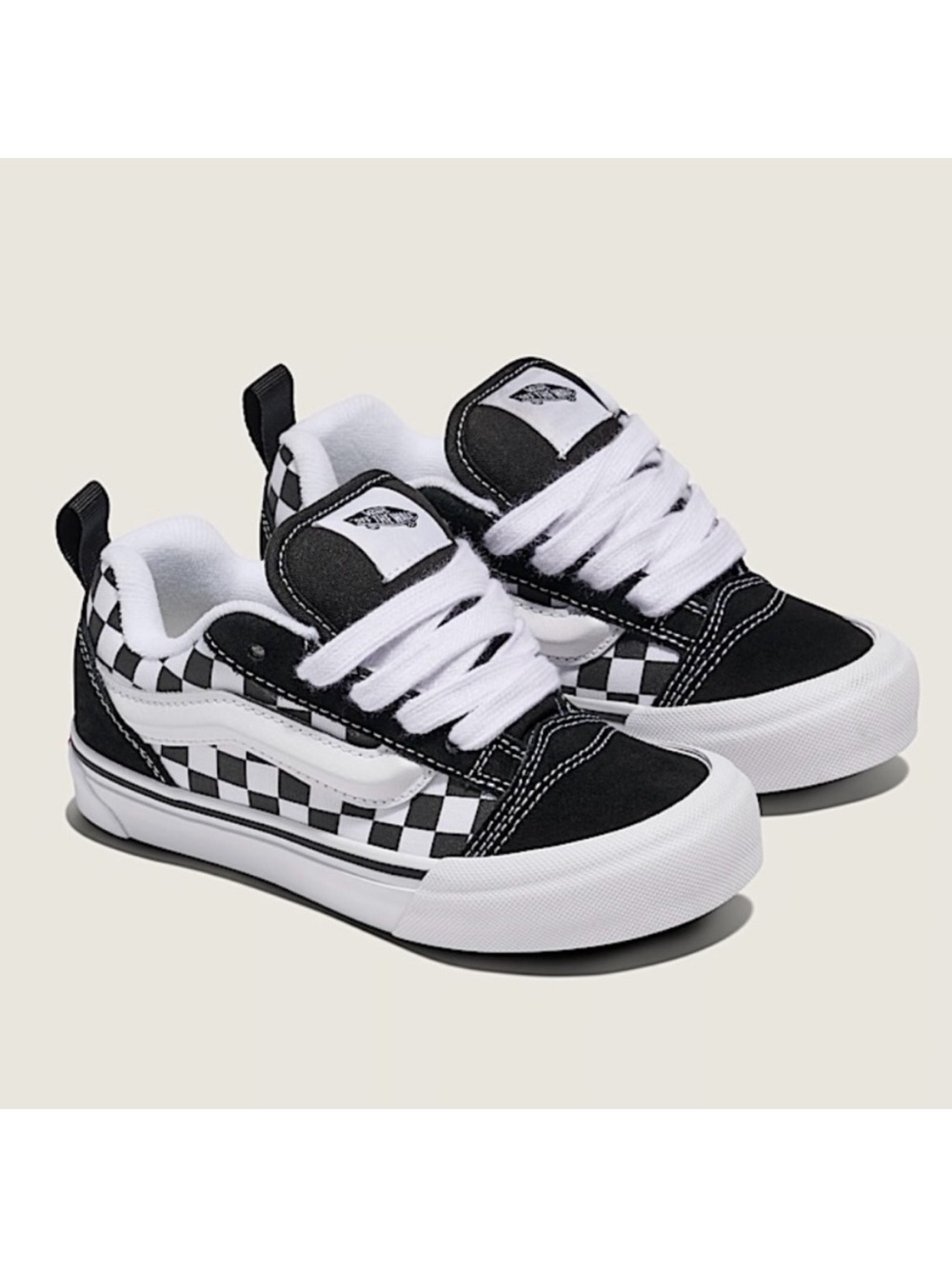 Vans Big Kids Knu Skool Checkerboard Shoe 7.0 US Women 8.5US